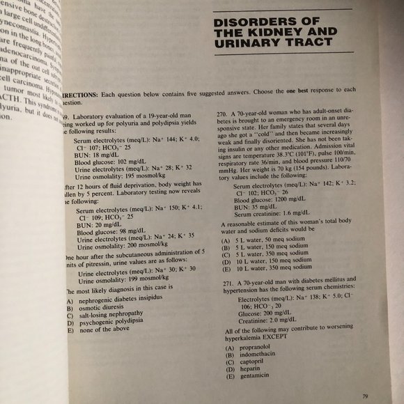 Harrison's Principles of Internal Medicine: 11th Edition PreTest Self-Assessment - Picture 4 of 16